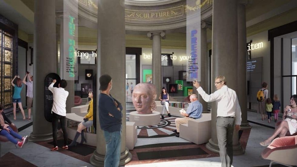 Harris Museum plans central rotunda