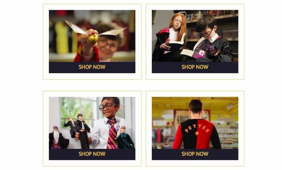 harry potter at hamleys toy shop