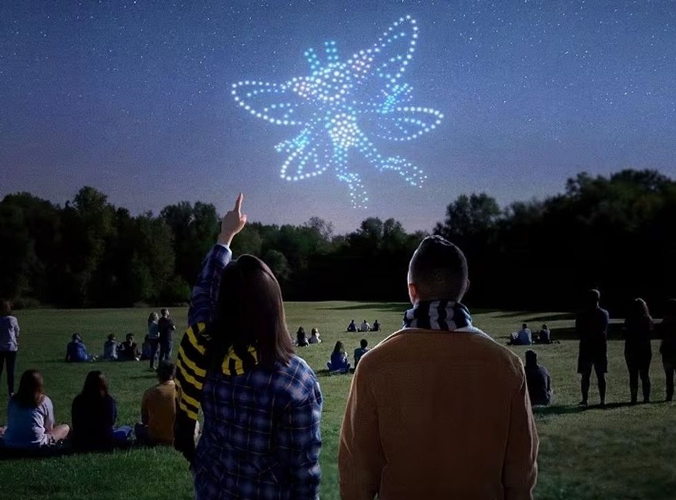 harry potter droneart show