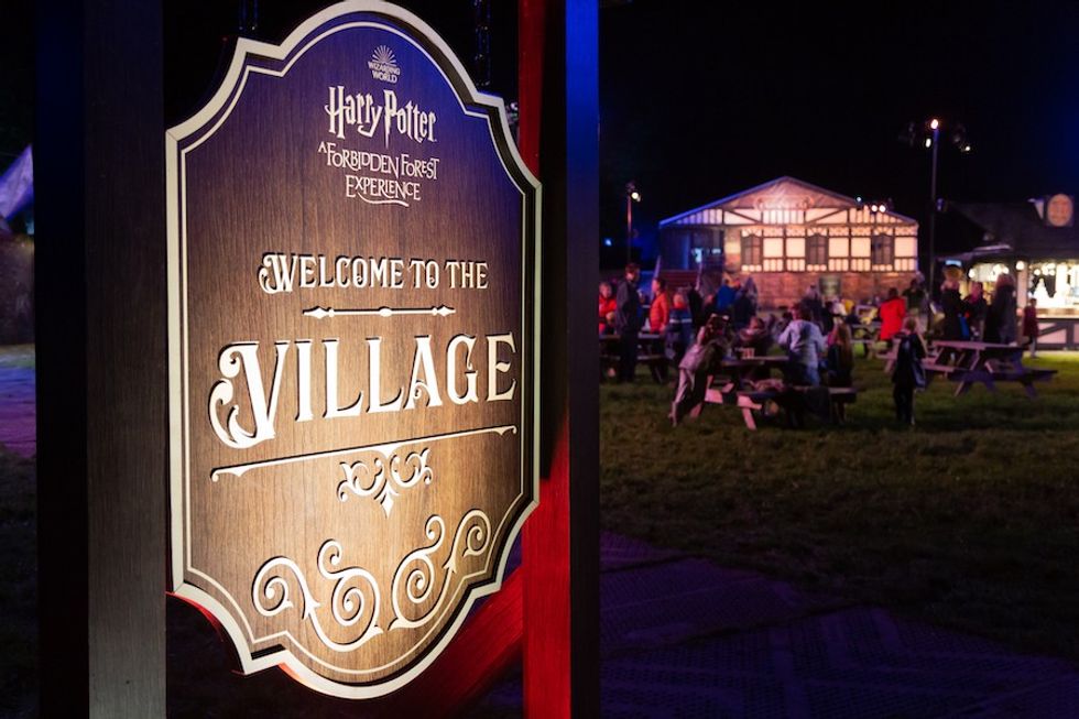harry potter forbidden forest experience village