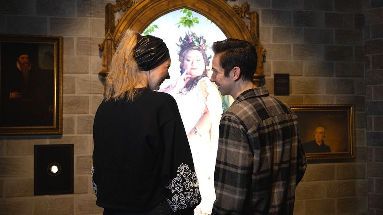 Harry Potter the Exhibition Fat Lady Portrait