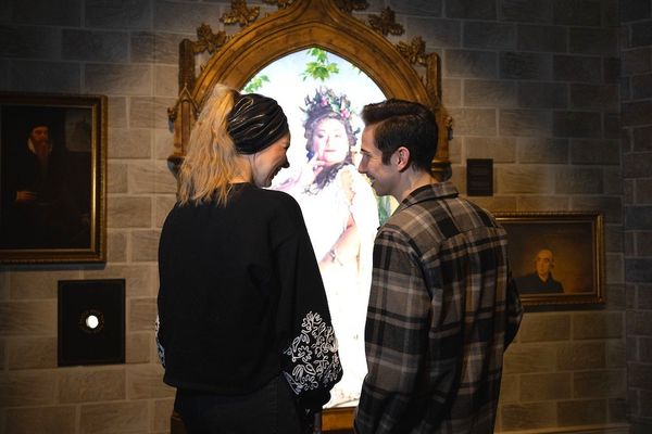 Harry Potter the Exhibition Fat Lady Portrait
