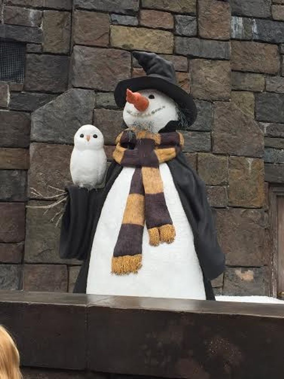 Harry Potter Wizarding World Snowman Christmas Decoration