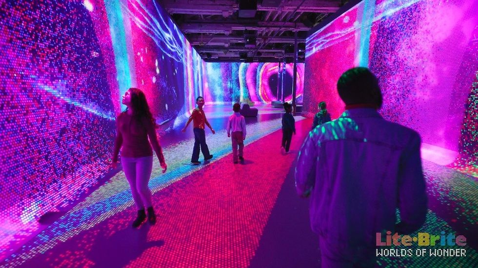 Hasbro LITE-BRITE WORLDS OF WONDER IP experience