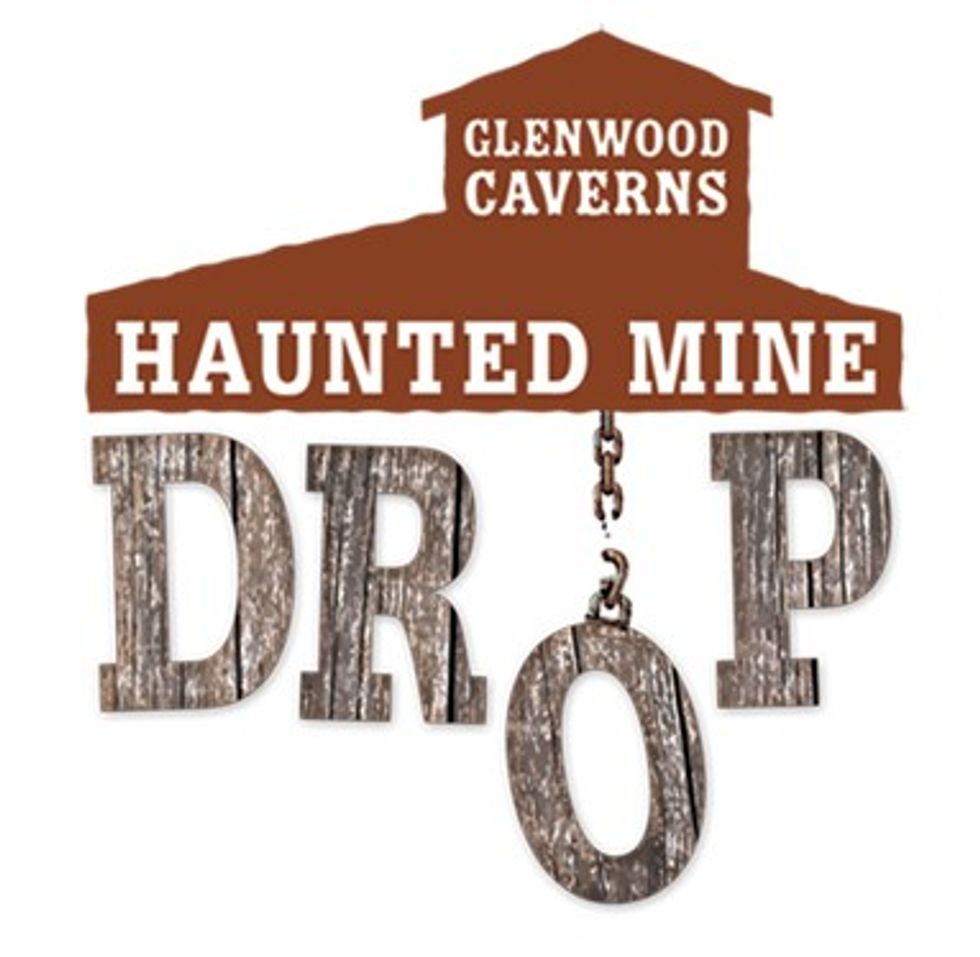 haunted mine drop logo