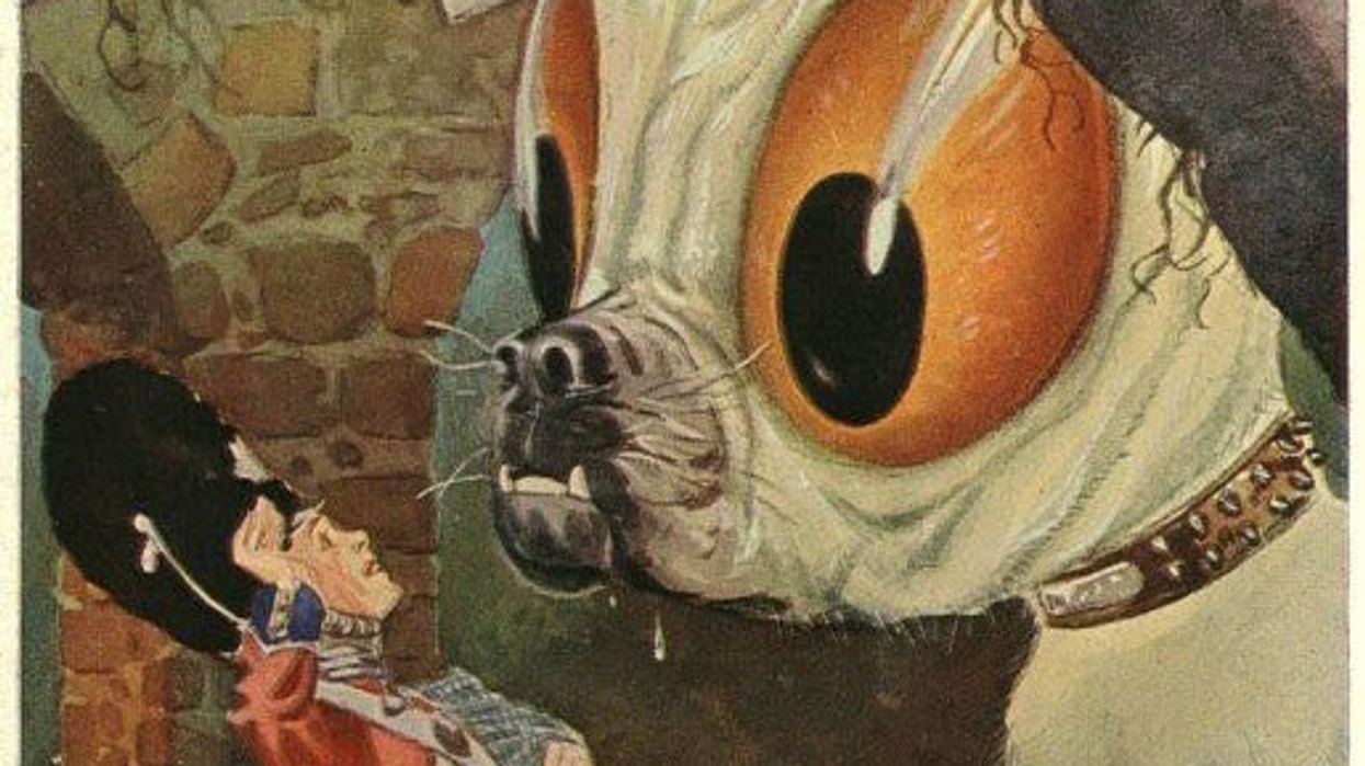 HC Andersen Axel Mathiesen, illustration for "The Tinderbox," 1928