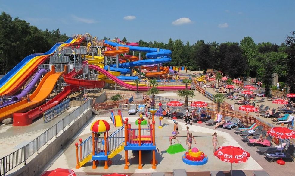 Hellendoorn's summer slide park in the Netherlands