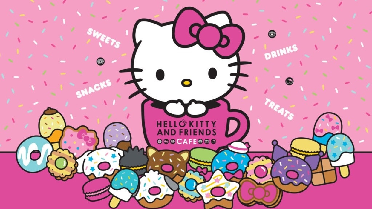 hello kitty and friends cafe, universal citywalk