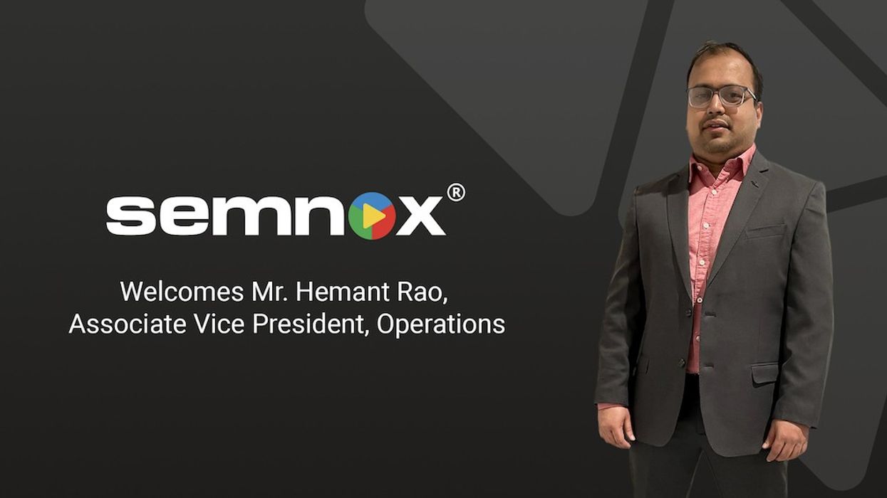 Hemant Rao Joins Semnox Solutions as Associate Vice President