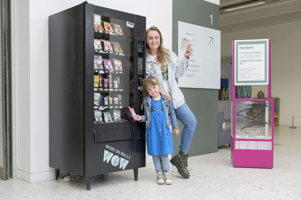 herbert art vending machine