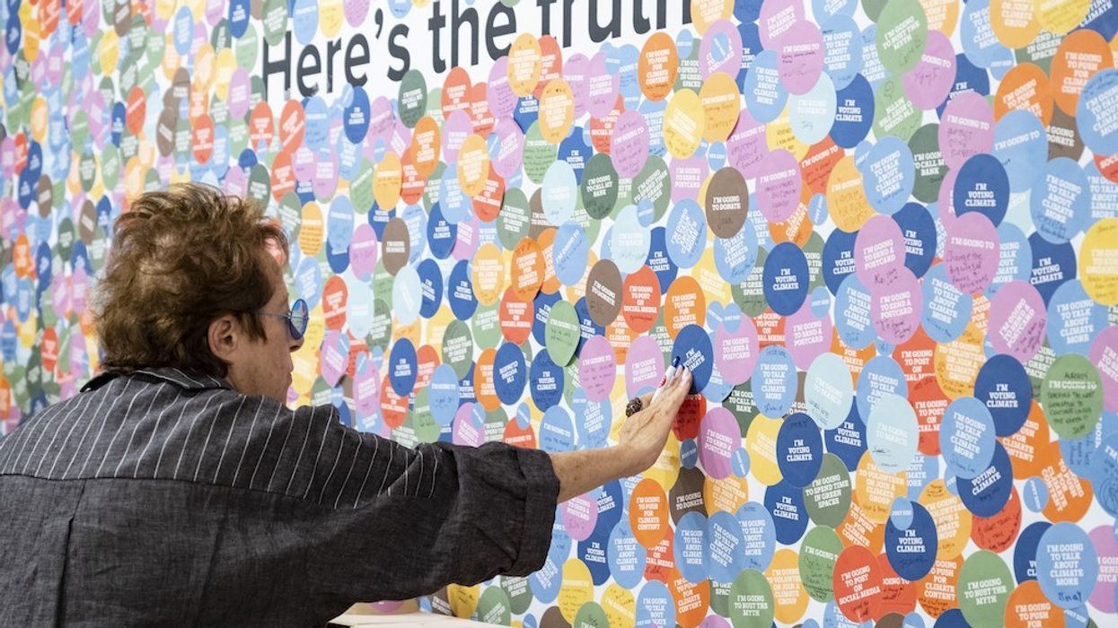 Here's the Truth Climate Museum display