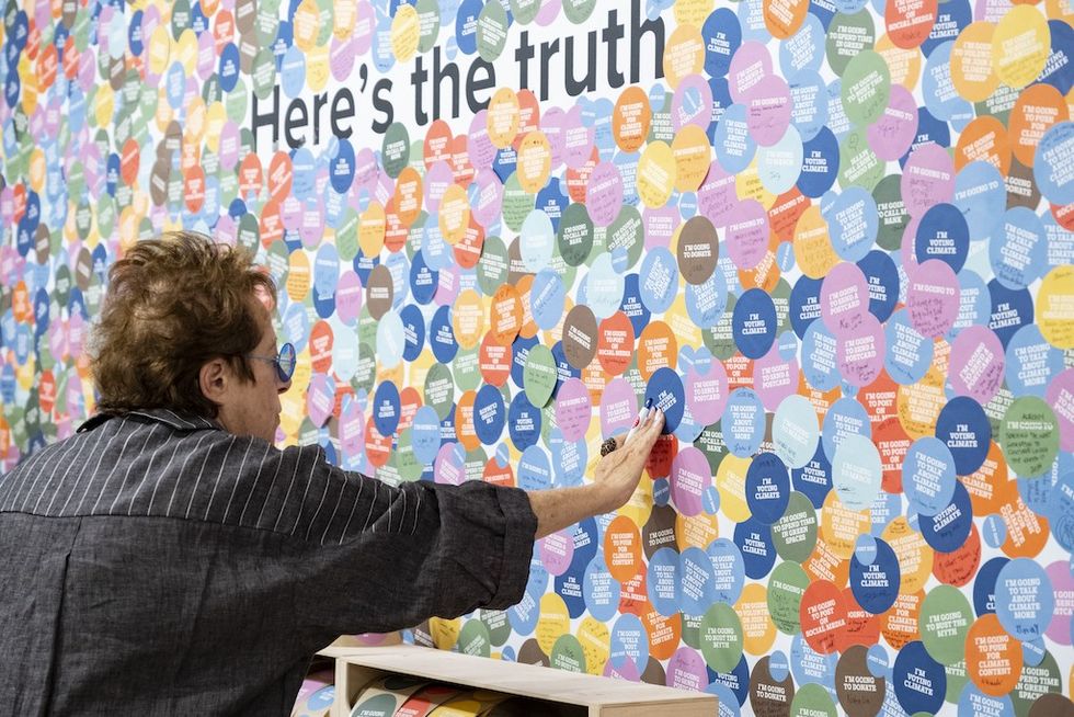 Here's the Truth Climate Museum display