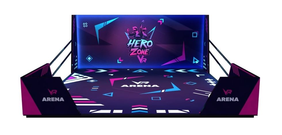 Hero Zone VR Arena concept