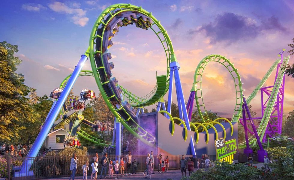 hersheypark jolly rancher remix coaster