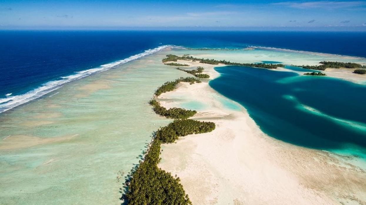 hidden pacific aerial shot giant screen films