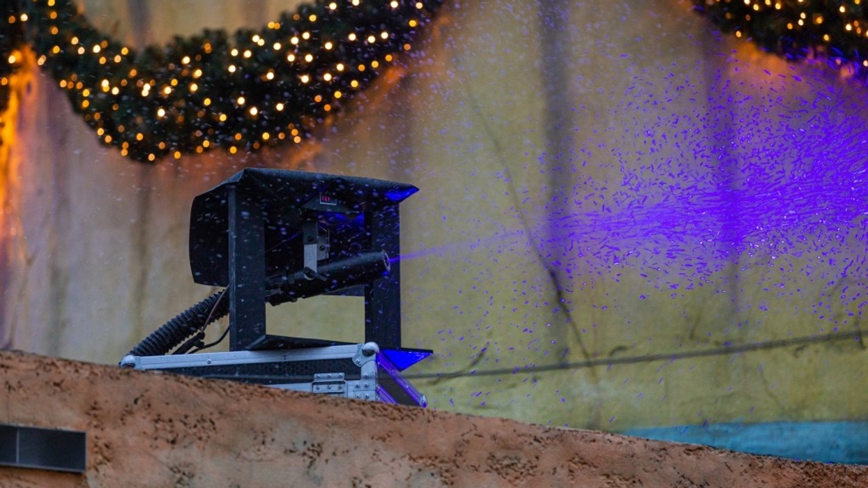 Highlite Toverland snow machine closeup