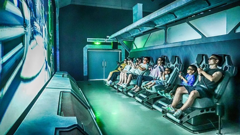 Hive Break by Triotech motion simulator