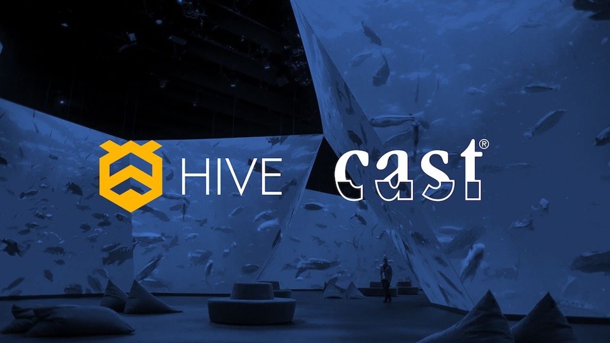 Hive x Cast logos