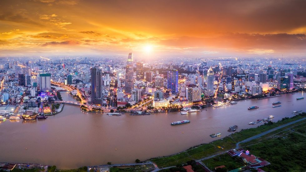 Ho-Chi-Minh-City-skyline-at-sunset