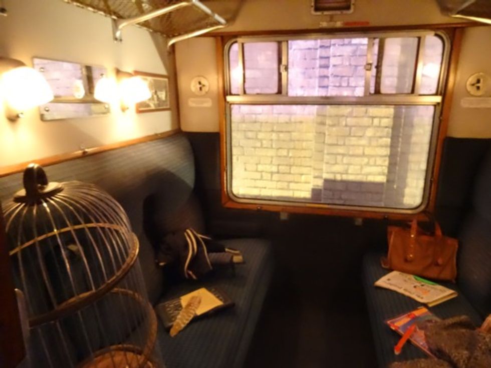 Hogwarts Express carriage at Warner Bros Harry Potter Studio Tour