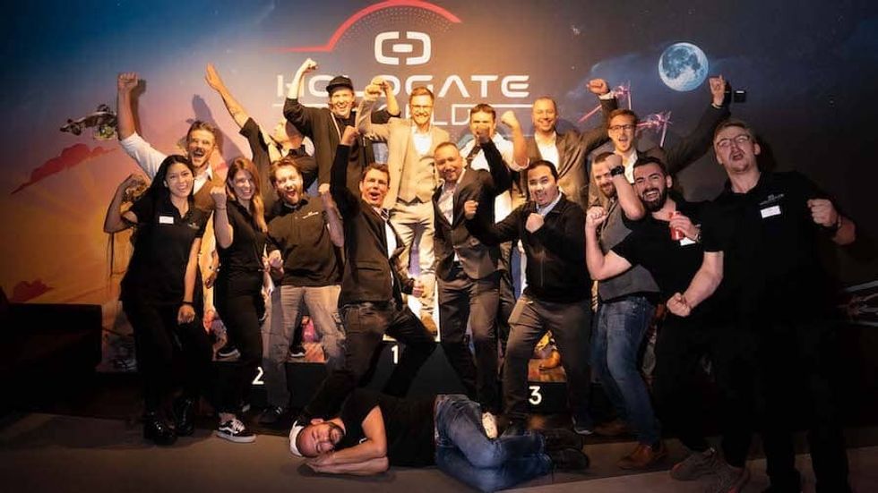 HOLOGATE team opening of HOLOGATE WORLD