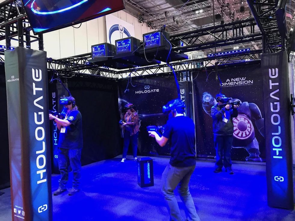 Hologate VR arena virtual reality