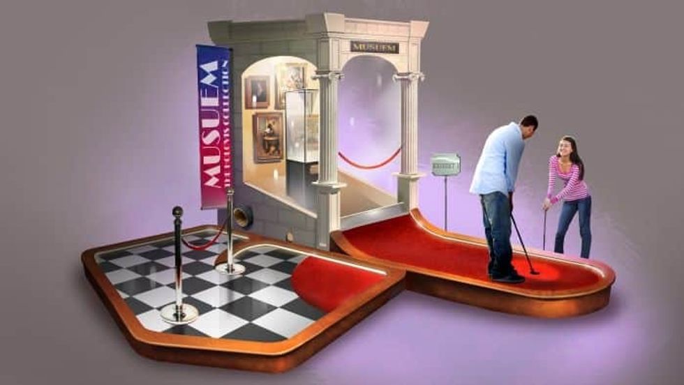 Holovis 360Golf Museum Concept