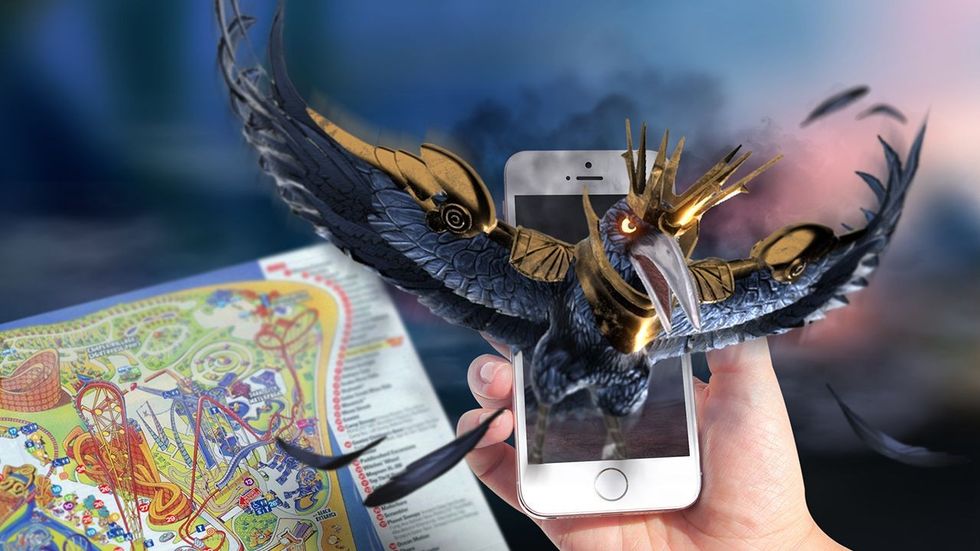 holovis cedar point ar map