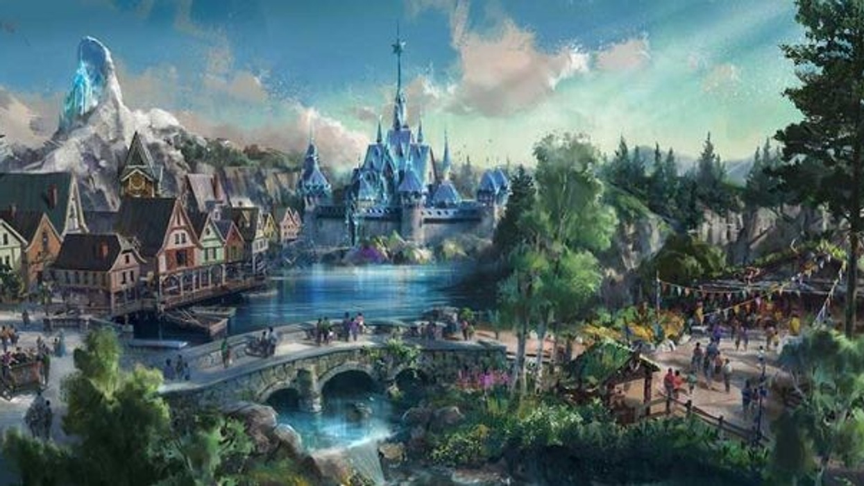 Hong Kong Disneyland Frozen first render