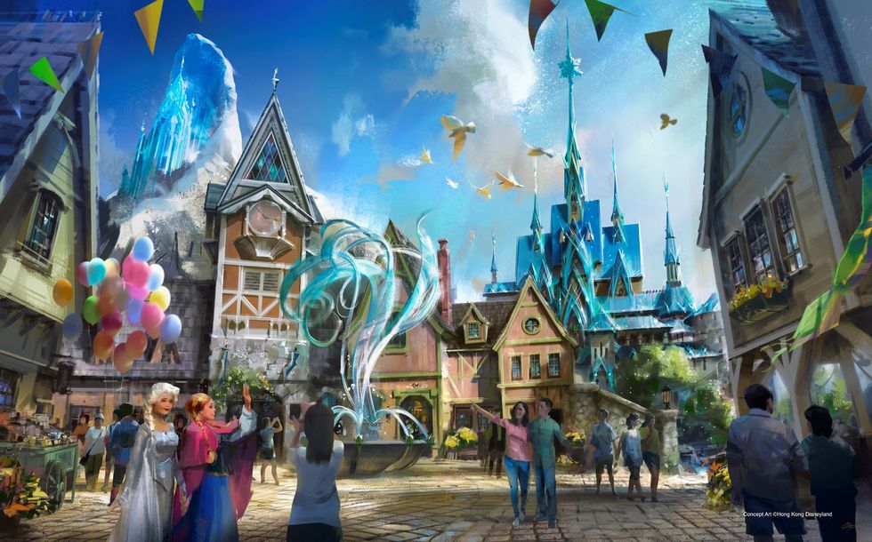 Hong Kong Disneyland Frozen Zone top themed attractions 2022