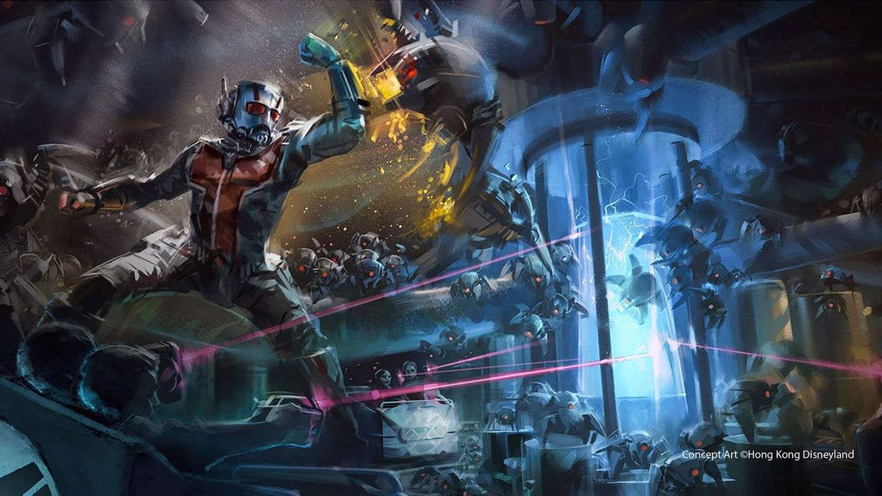 Hong Kong disneyland Marvel Superheroes zone