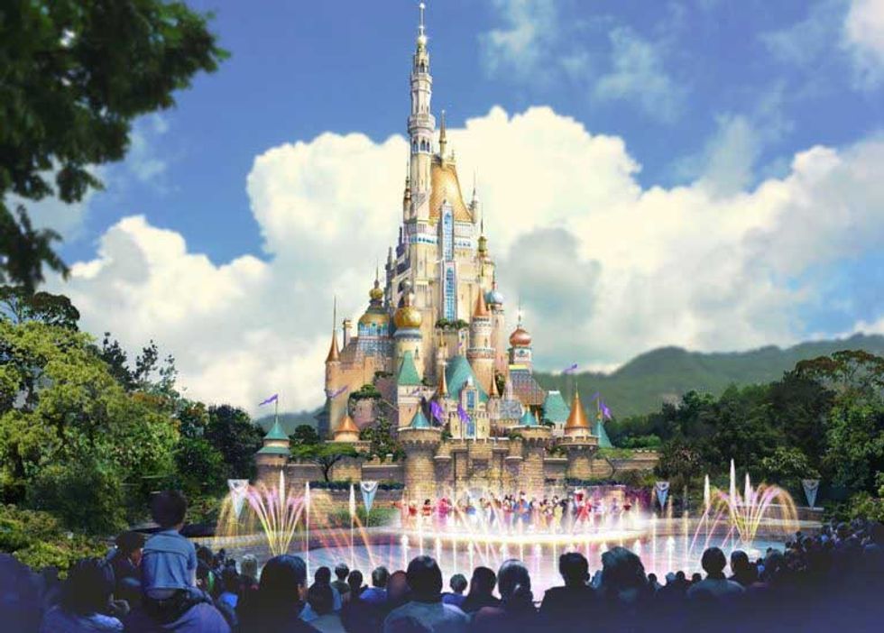 Hong Kong Disneyland Sleeping Beauty Castle