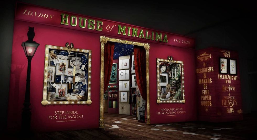 House of Mina Lima, from the firm that designed all the graphic elements for The Wizarding World of Harry Potter
