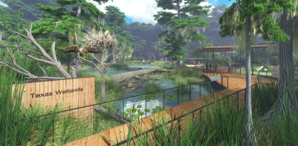 Houston Zoo Texas Wetlands habitat