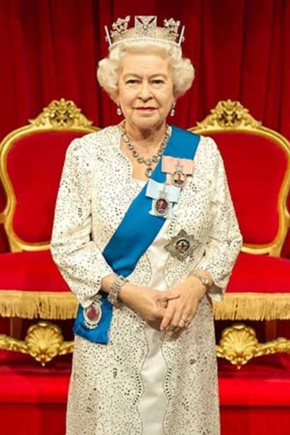 HRH Queen Elizabeth II waxwork