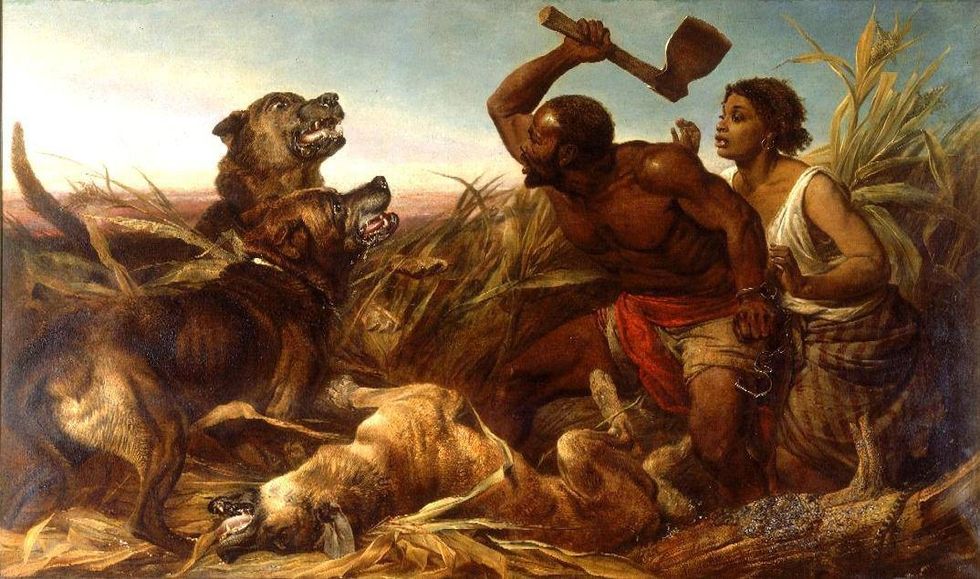 Hunted Slaves by Richard Ansdell