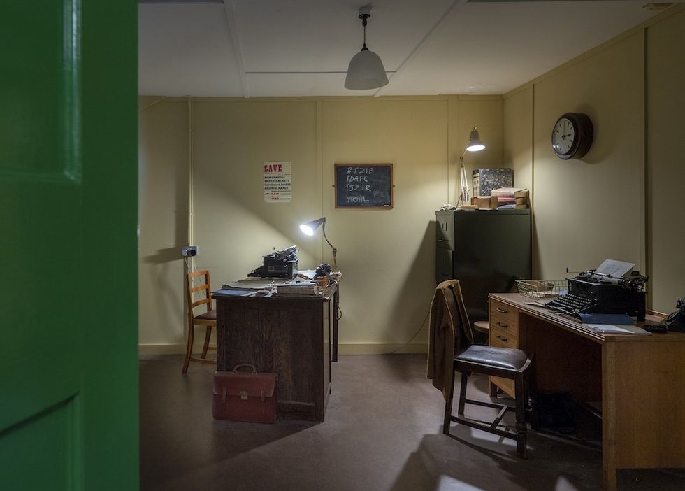 Hut 8 - Alan Turing's Office, Courtesy of Bletchley Park Trust