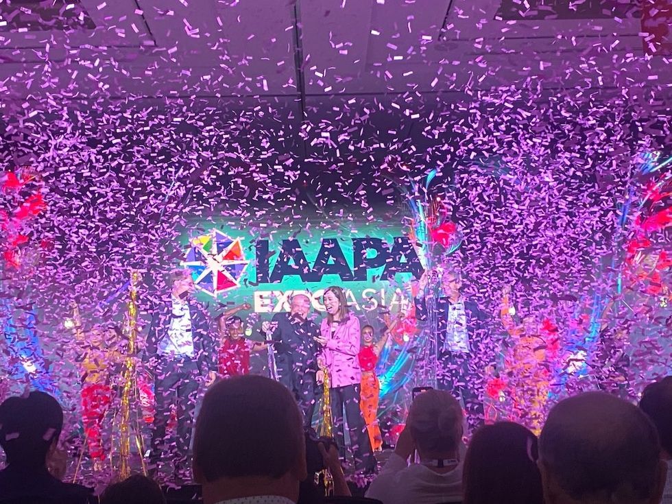 IAAPA Asia 2023 opening ceremony with June Ko and Jim Pattison