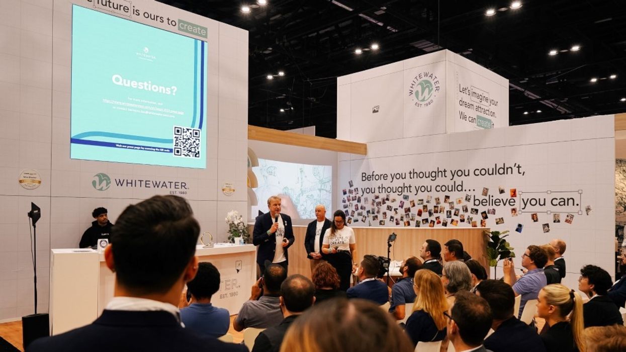 IAAPA Expo 2024 WhiteWater press conference