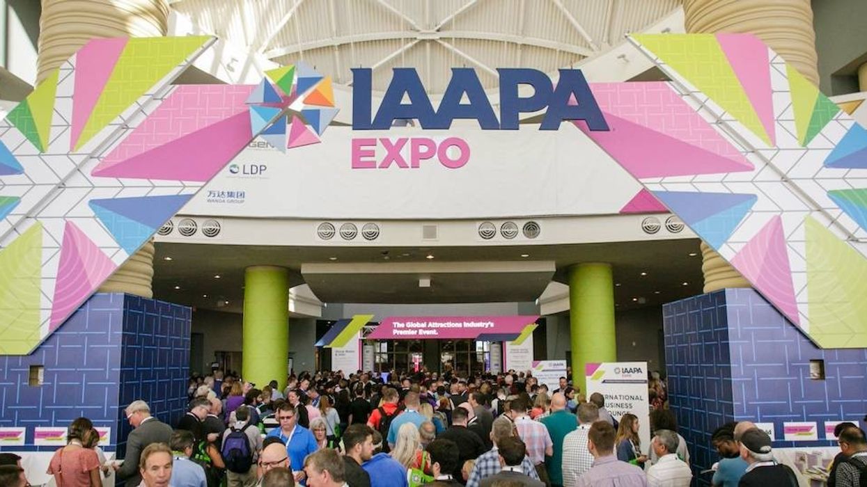 IAAPA expo entrance
