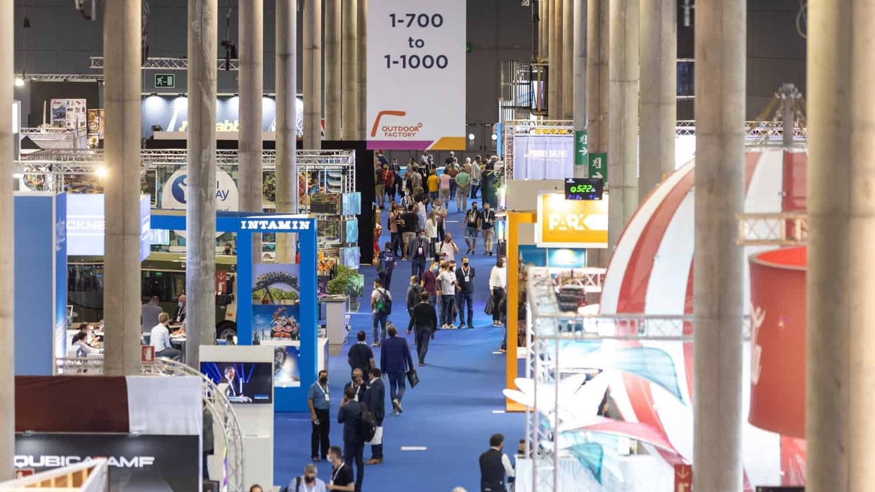 IAAPA Expo Europe 2021 trade show floor