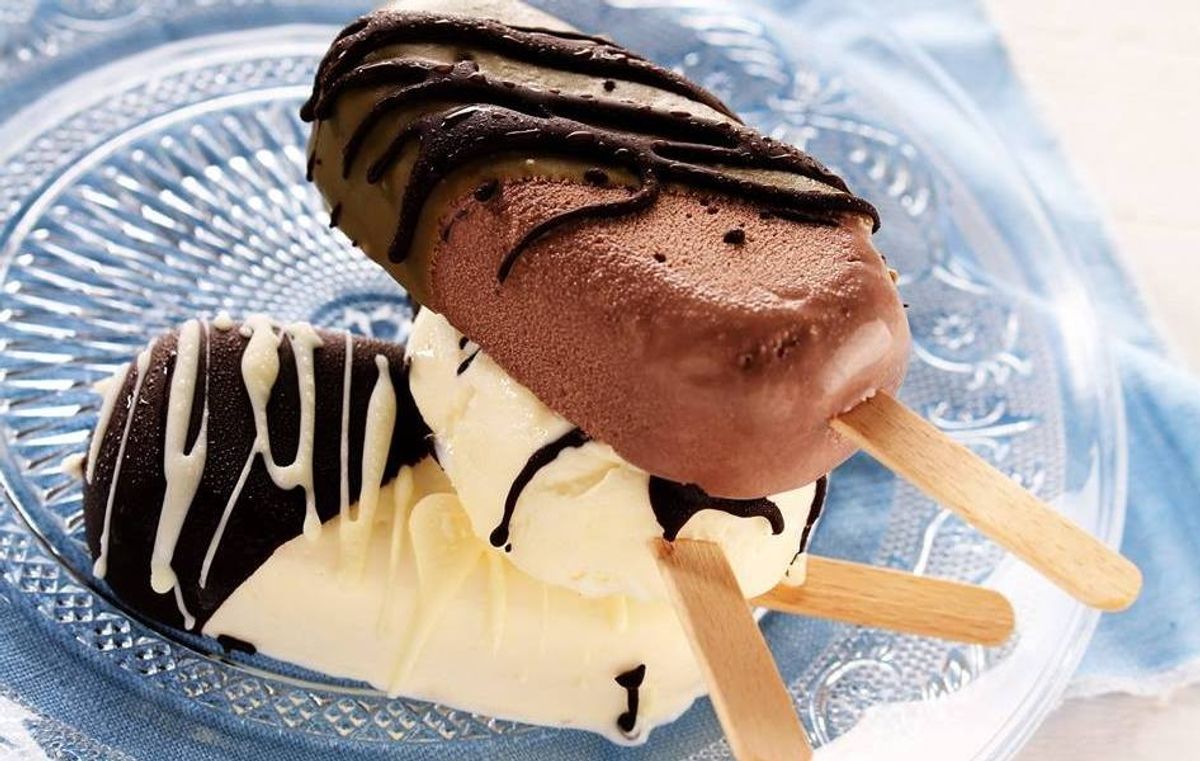 ice cream lollys at ice cream farm