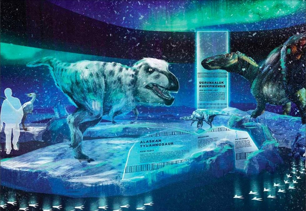 Ice dinosaurs imagine exhibitions