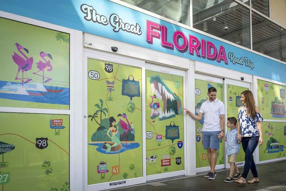 ICON Park Great Florida Road Trip mural