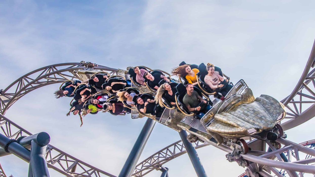 icon roller coaster blackpool pleasure beach