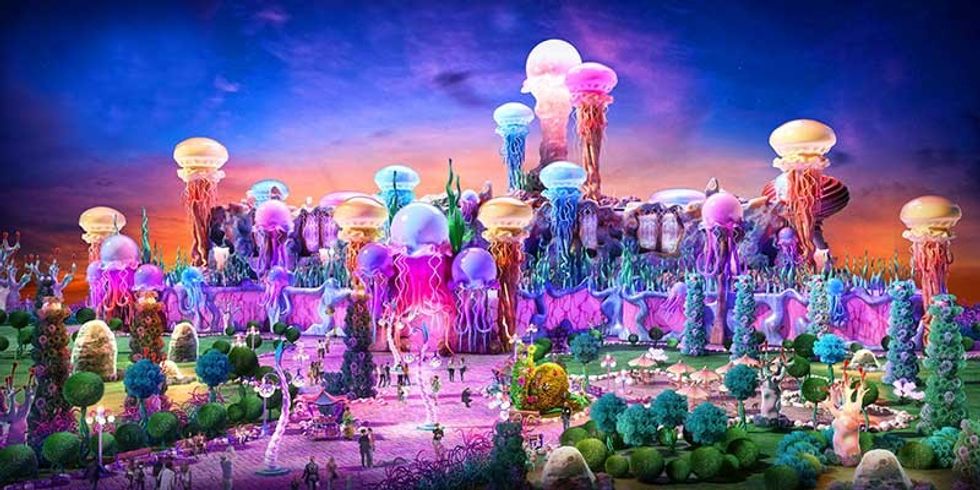 IDEATTACK Evergrance Fairytale theme park Deep Sea ocean zone