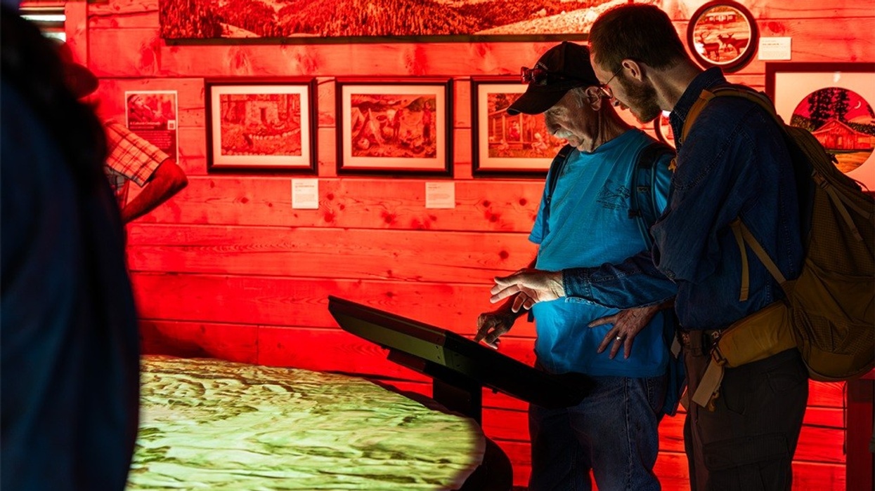 Ideum interactive map Valles Caldera National Preserve