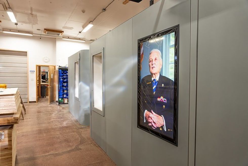 Ideum Pathway to Peace exhibit