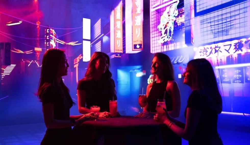 Illuminarium after dark bar