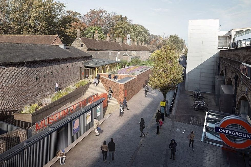illustration of the redesigned Museum of the Home new museums 2021